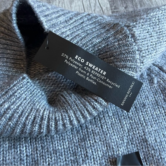 Banana Republic Eco Sweater Gray Size M - Picture 8 of 13